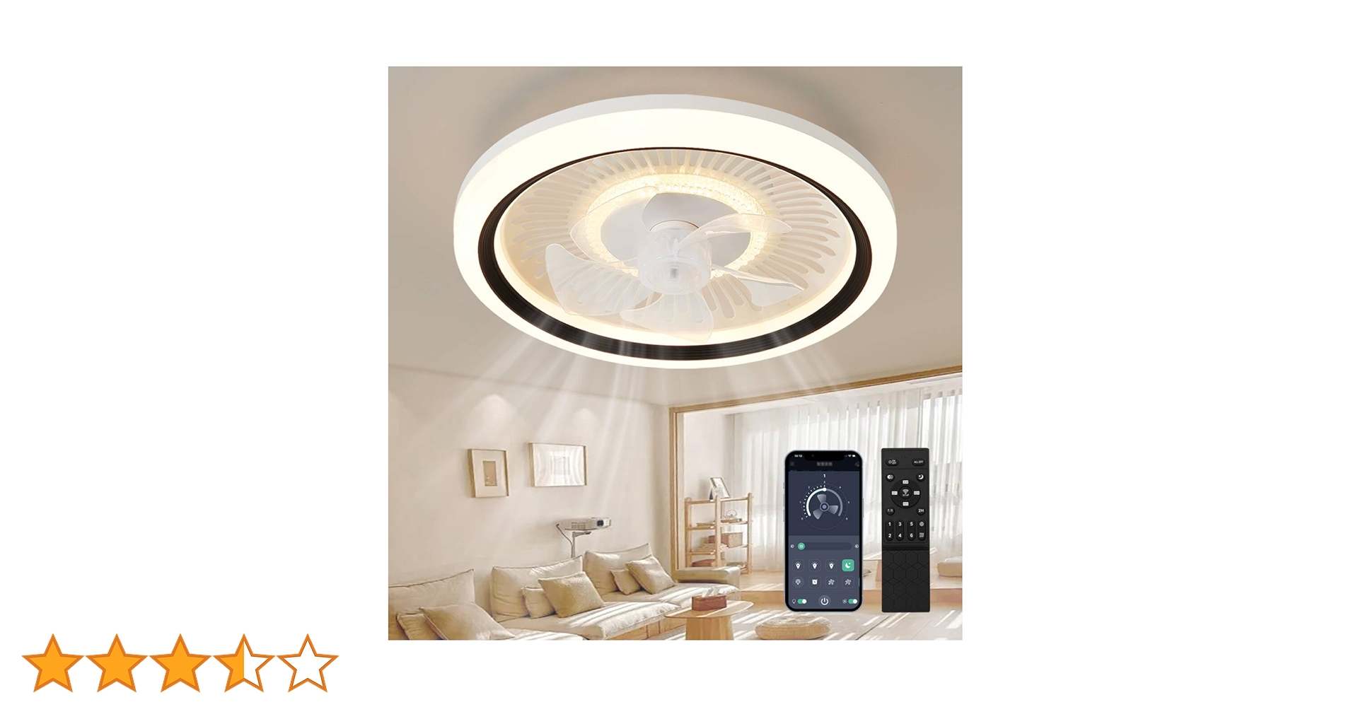 Amazon.co.jp : ZXhome シーリングファンライト ファン 50cm